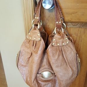 B. Makowsky Tan Leather Bag